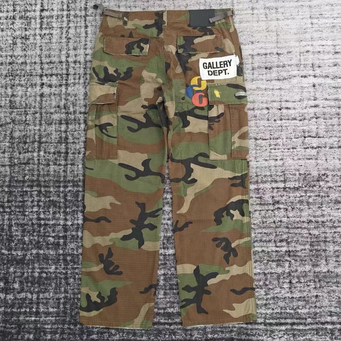 Gallery Dept G Patches Green Camo Pants
