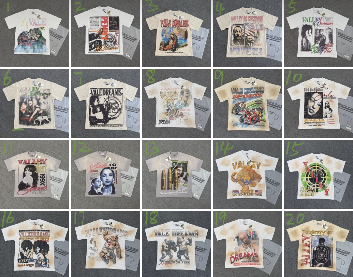 Vale T-shirt Collection 2