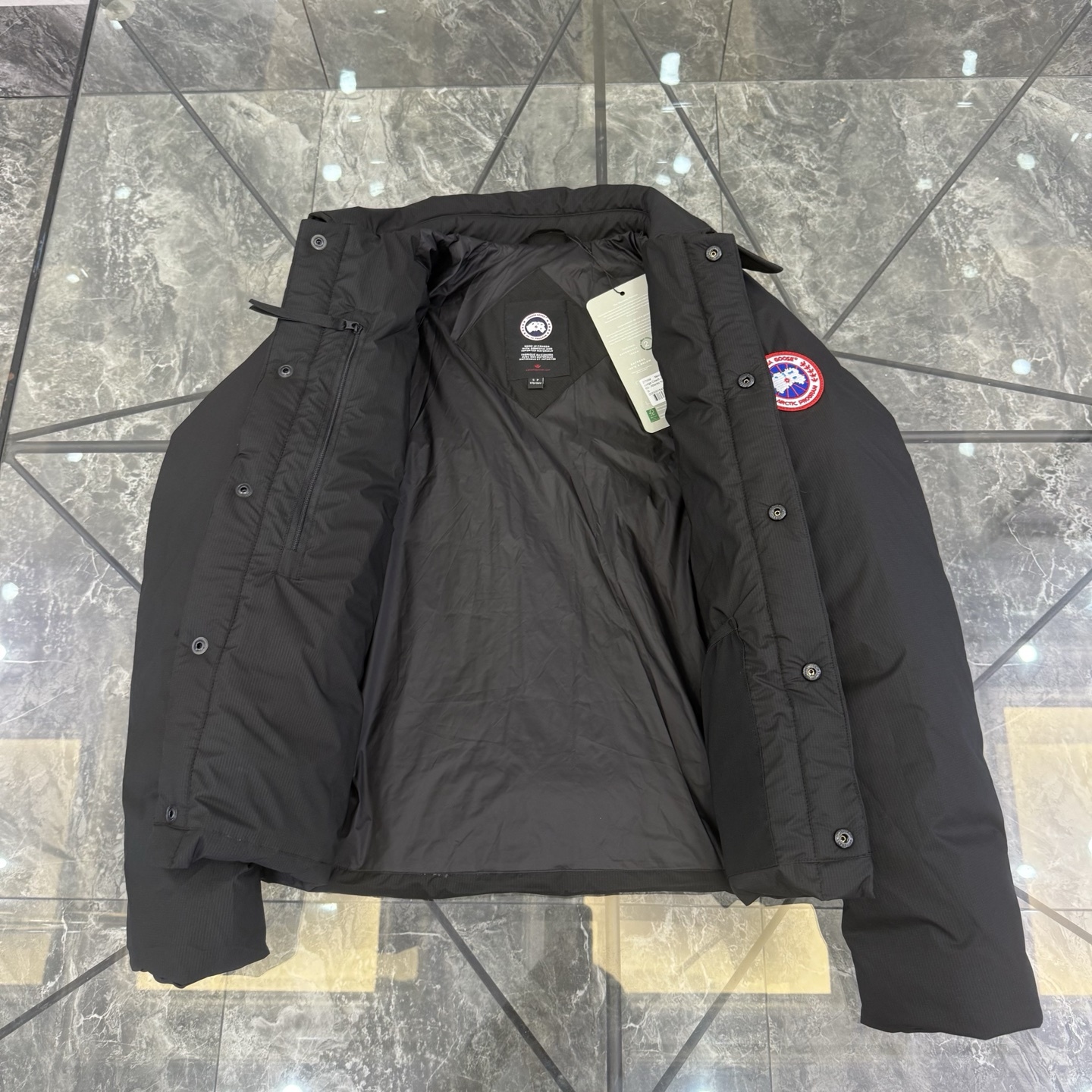 Canada G00se Lodge Hoody Down Jacket 2 Colors