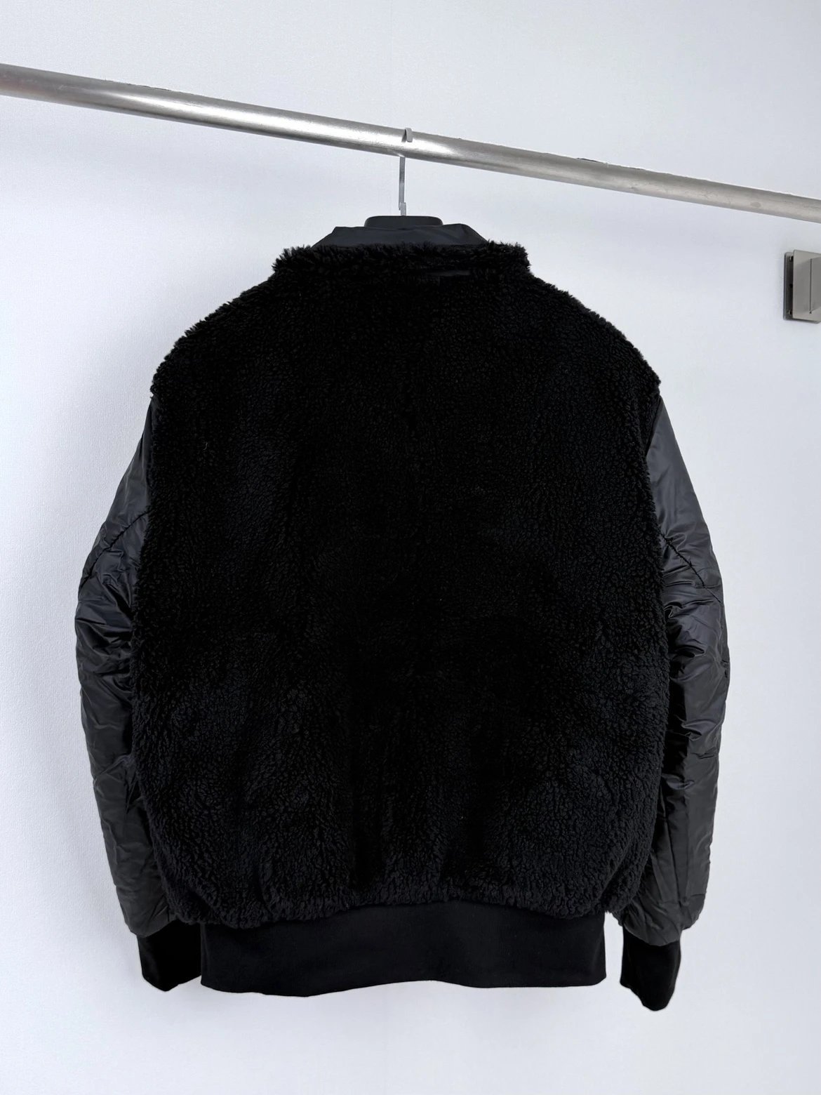 M0ncler Double-sided Bomber Down Jacket Black