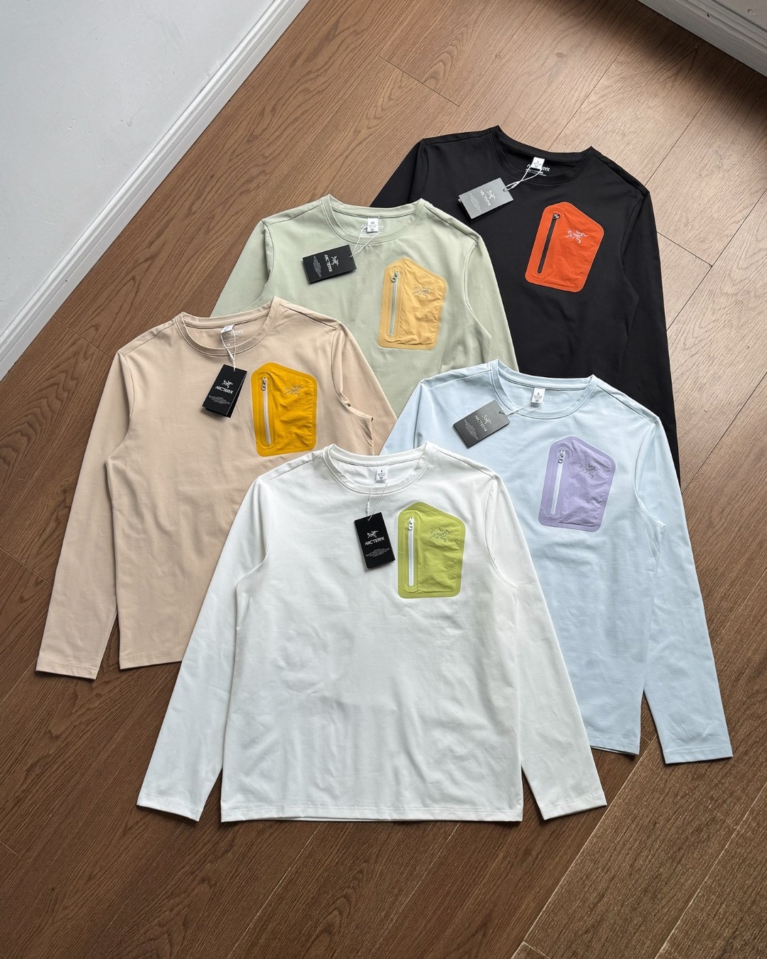 Arc 3M Pocket Logo Long Sleeve 640517 5 Colors