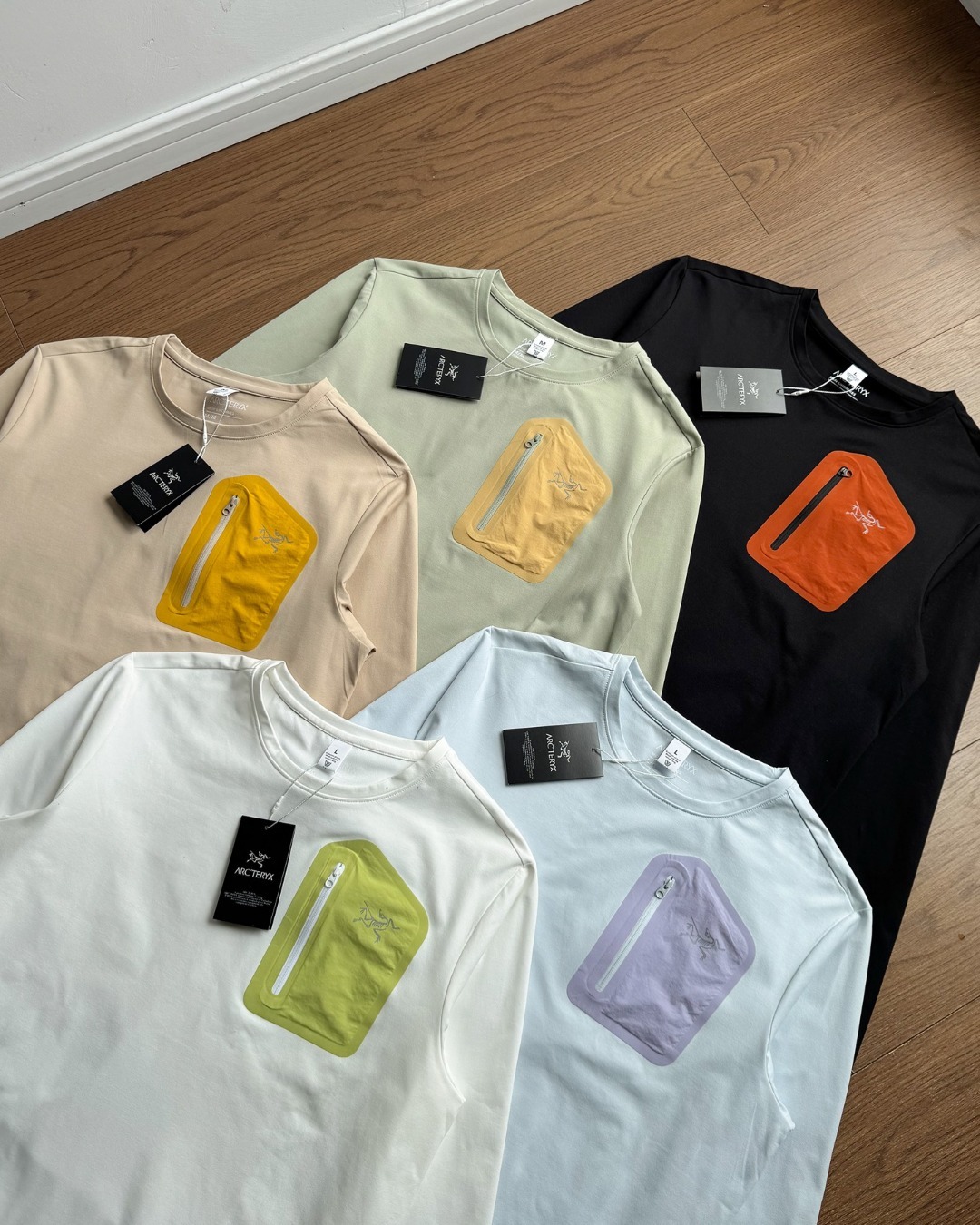 Arc 3M Pocket Logo Long Sleeve 640517 5 Colors
