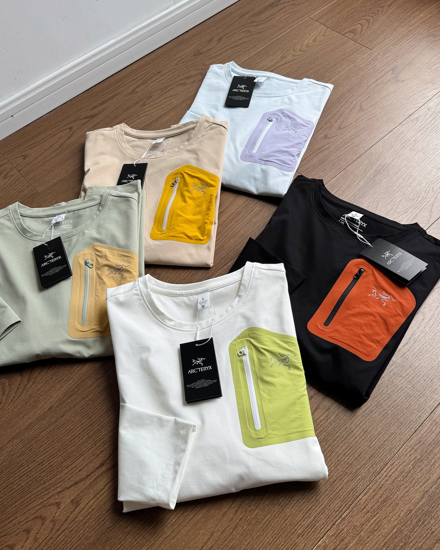 Arc 3M Pocket Logo Long Sleeve 640517 5 Colors