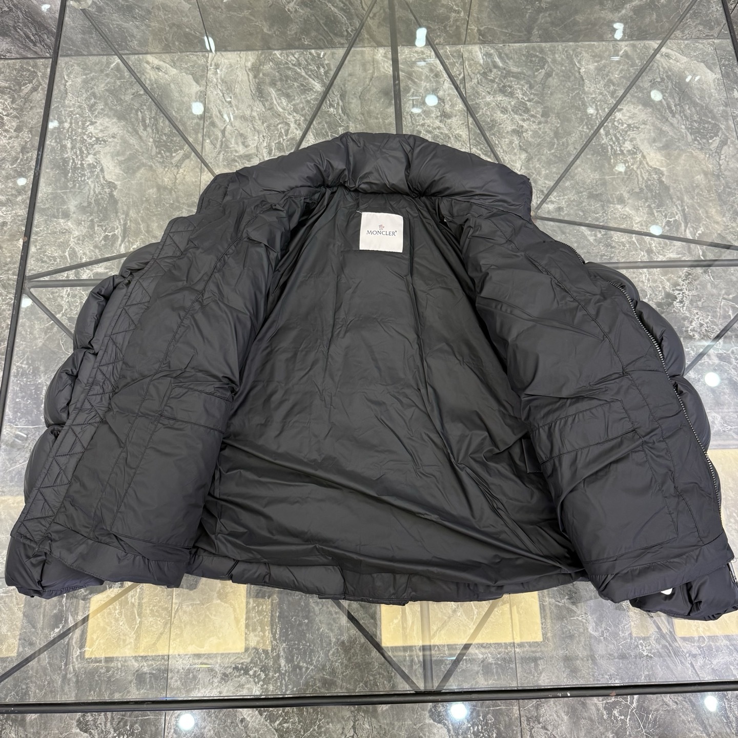 Mon x Christopher Raxxy 3D Dream Stairs Down Jacket