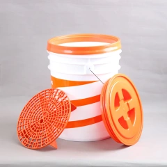 Car Wash Bucket (5 Gallon Bucket + Grit Guard + Gamma)