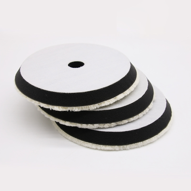 Wool polishing pad