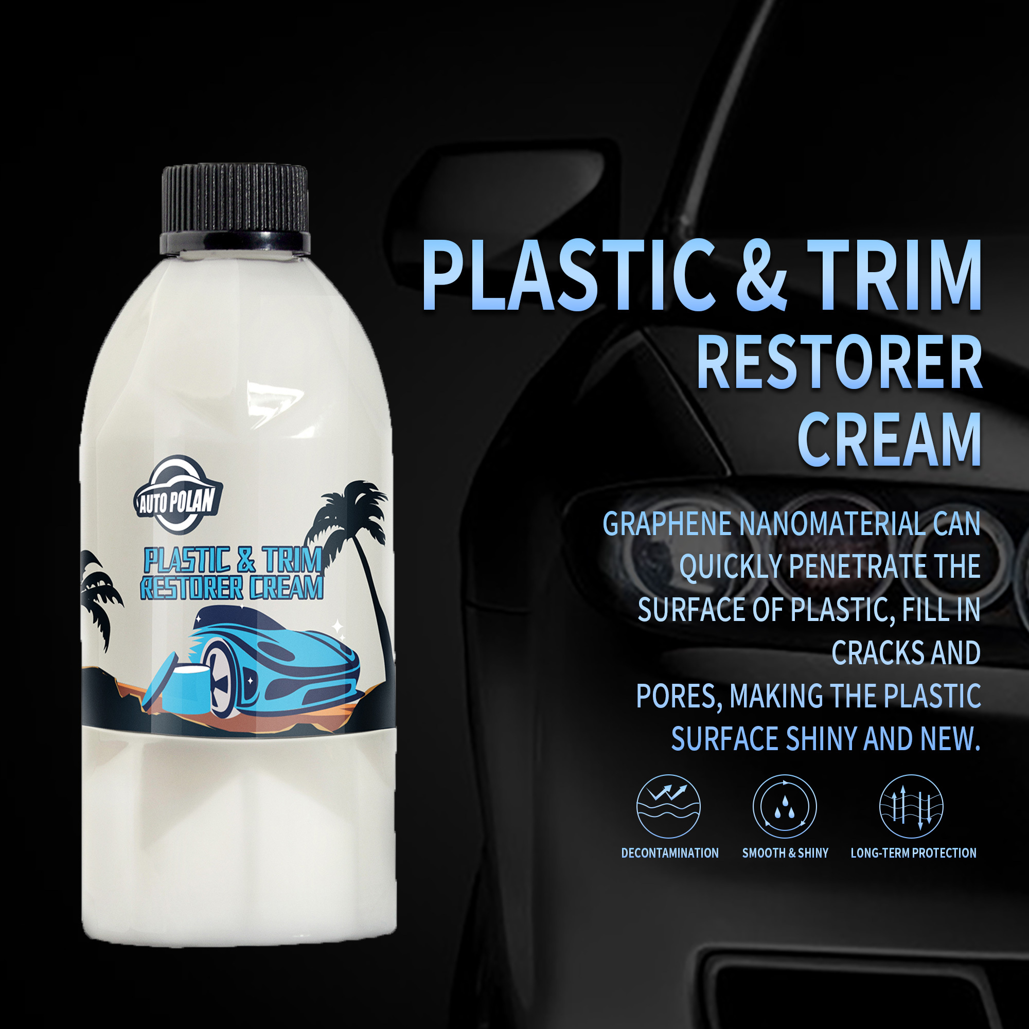 Plastic & Trim Restorer Cream