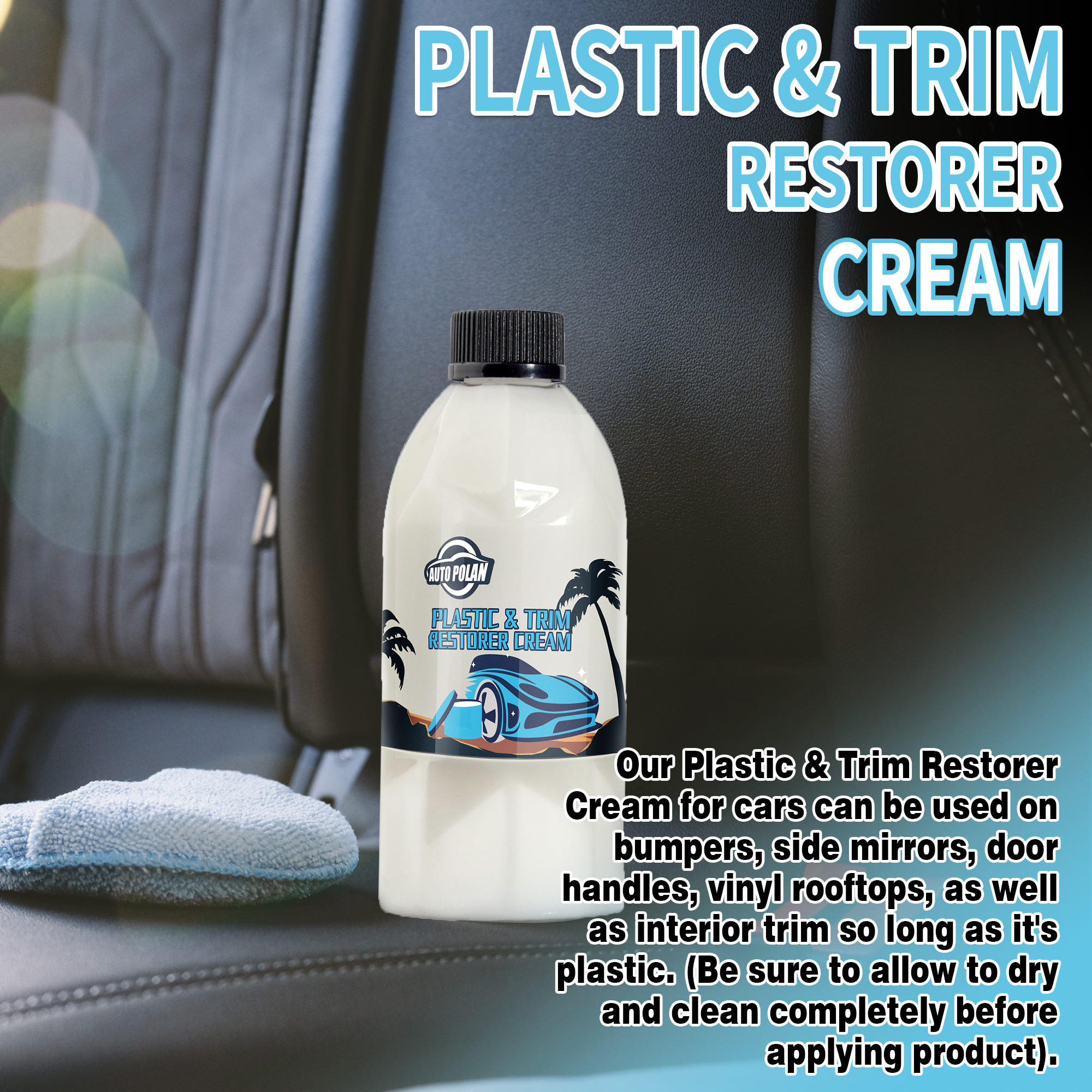 Plastic & Trim Restorer Cream