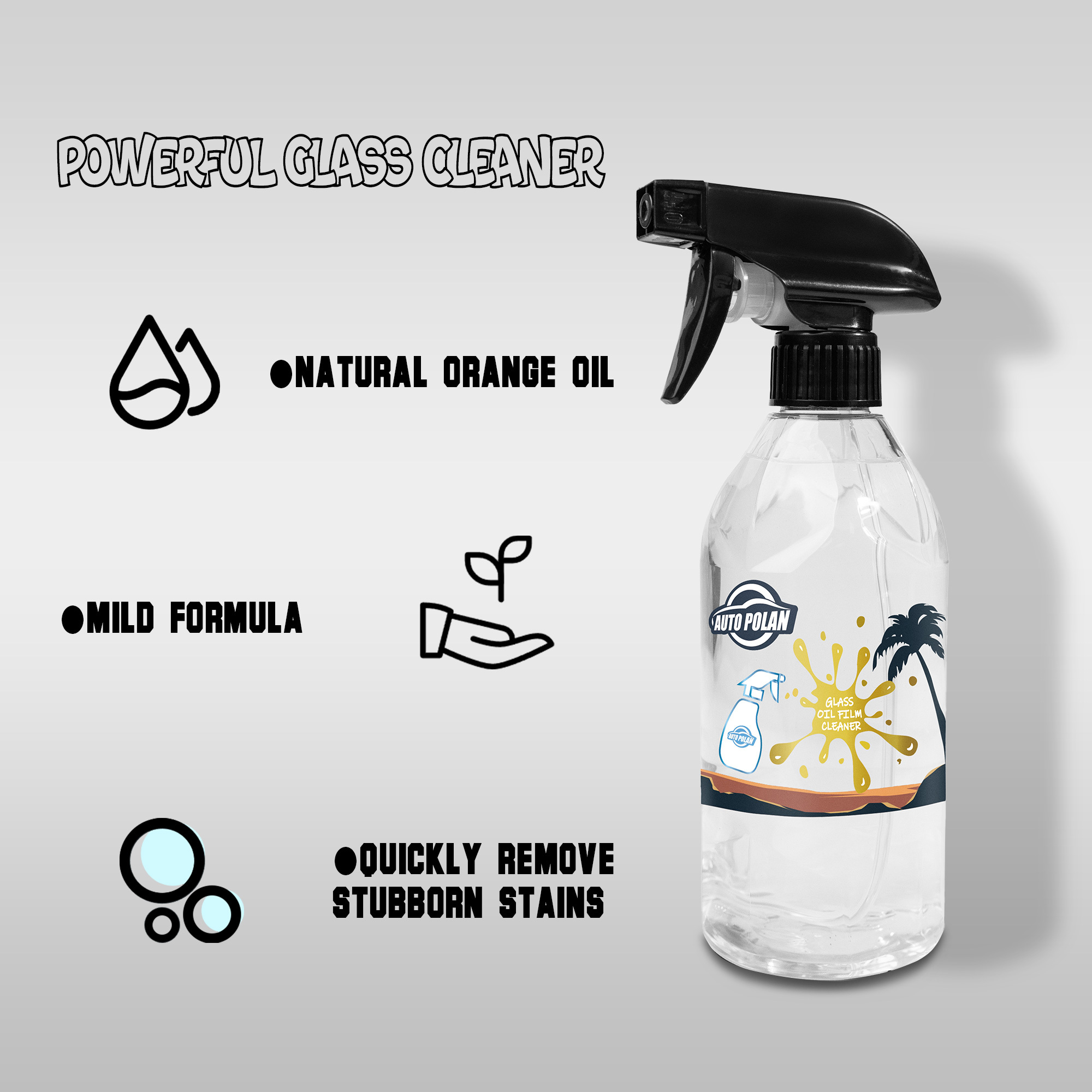 Glass Oil Film Cleaner