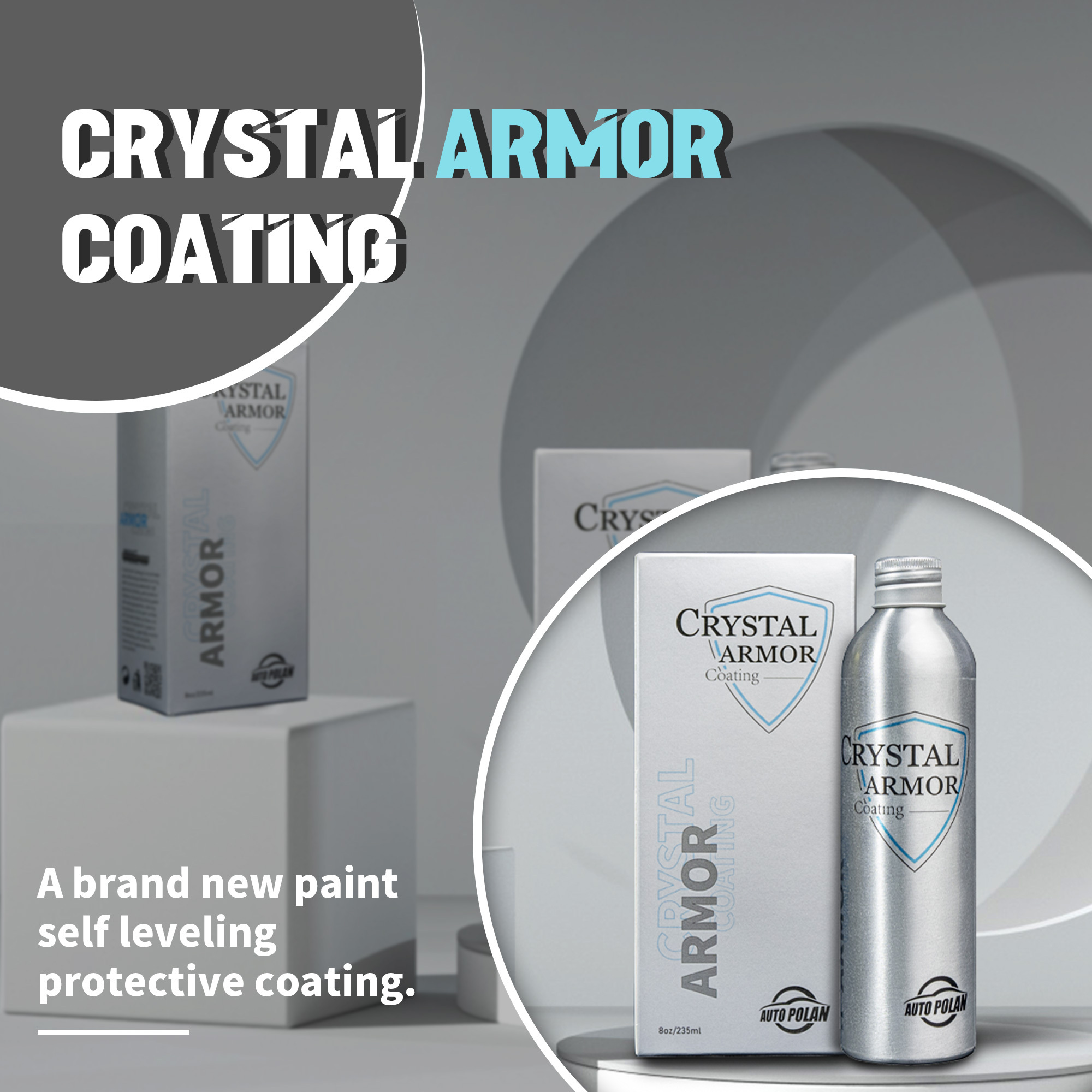 Crystal armor liquid glass coating for cars
