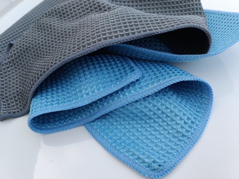 ODM OEM Wholesale Professional Microfiber Waffle Drying Towel