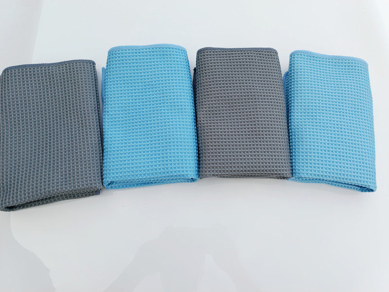 ODM OEM Wholesale Professional Microfiber Waffle Drying Towel
