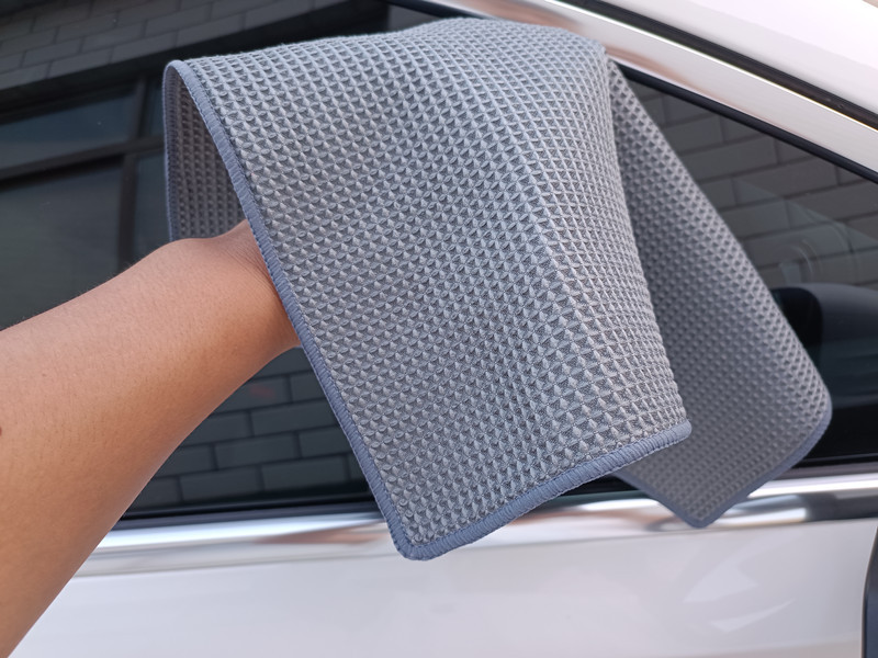 ODM OEM Wholesale Professional Microfiber Waffle Drying Towel