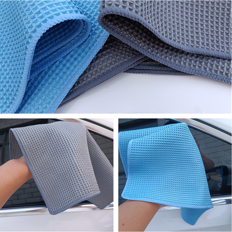 ODM OEM Wholesale Professional Microfiber Waffle Drying Towel