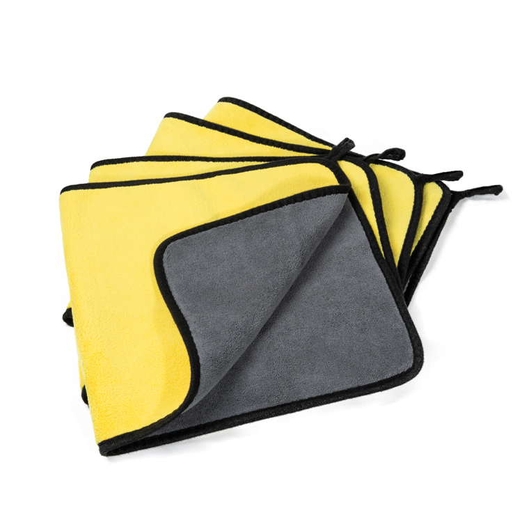 500 GSM Double-sided coral velvet auto microfiber cloth car towel