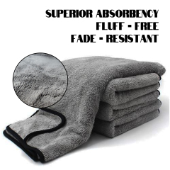 1200GSM Double-sided coral velvet Microfiber Heavyweight Coral Fleece Towel Car Cleaning Cloths