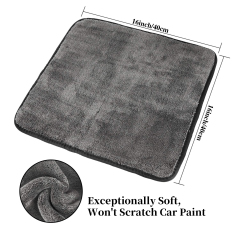 1200GSM Double-sided coral velvet Microfiber Heavyweight Coral Fleece Towel Car Cleaning Cloths