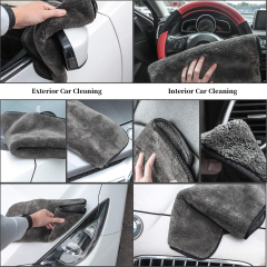 Microfiber Car Cleaning Cloths, Upgraded 1200gsm