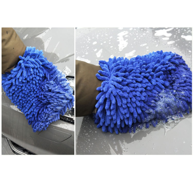 Large Size Microfiber Wash Mitt