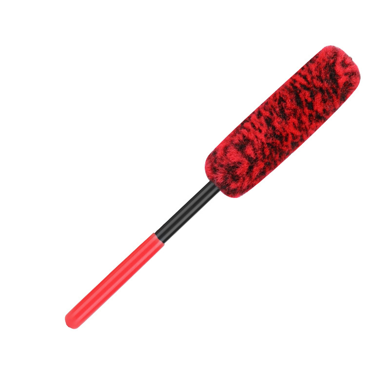 ODM OEM Wholesale 3-piece set Wool Red Wheel Hub Cleaning Brush