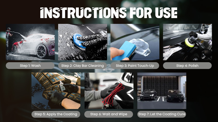 Nano Ceramic Coating Application Steps
