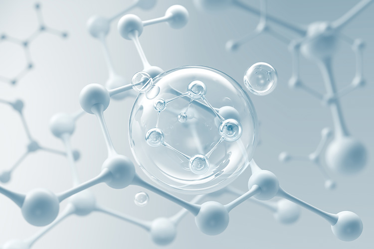 Nano ceramic coating molecular structure diagram