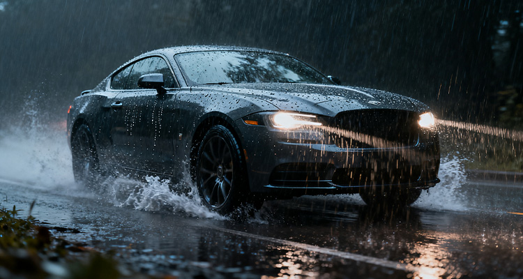 Extreme rainstorm weather scenario