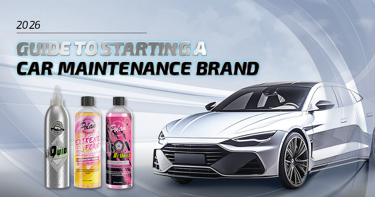 2026 Car Care Brand Startup Guide Cover (Nano Coating, Plant-Based Interior Cleaner, High-Concentrate Windshield Washer Fluid)
