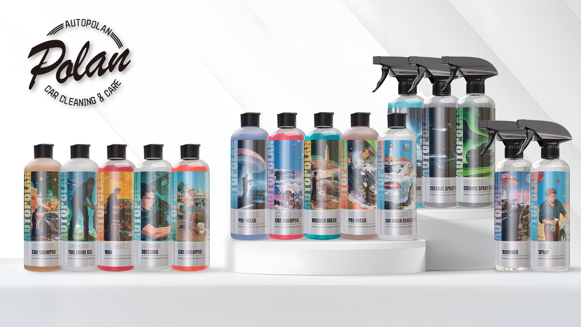 AutoPolan full line auto care product bundle