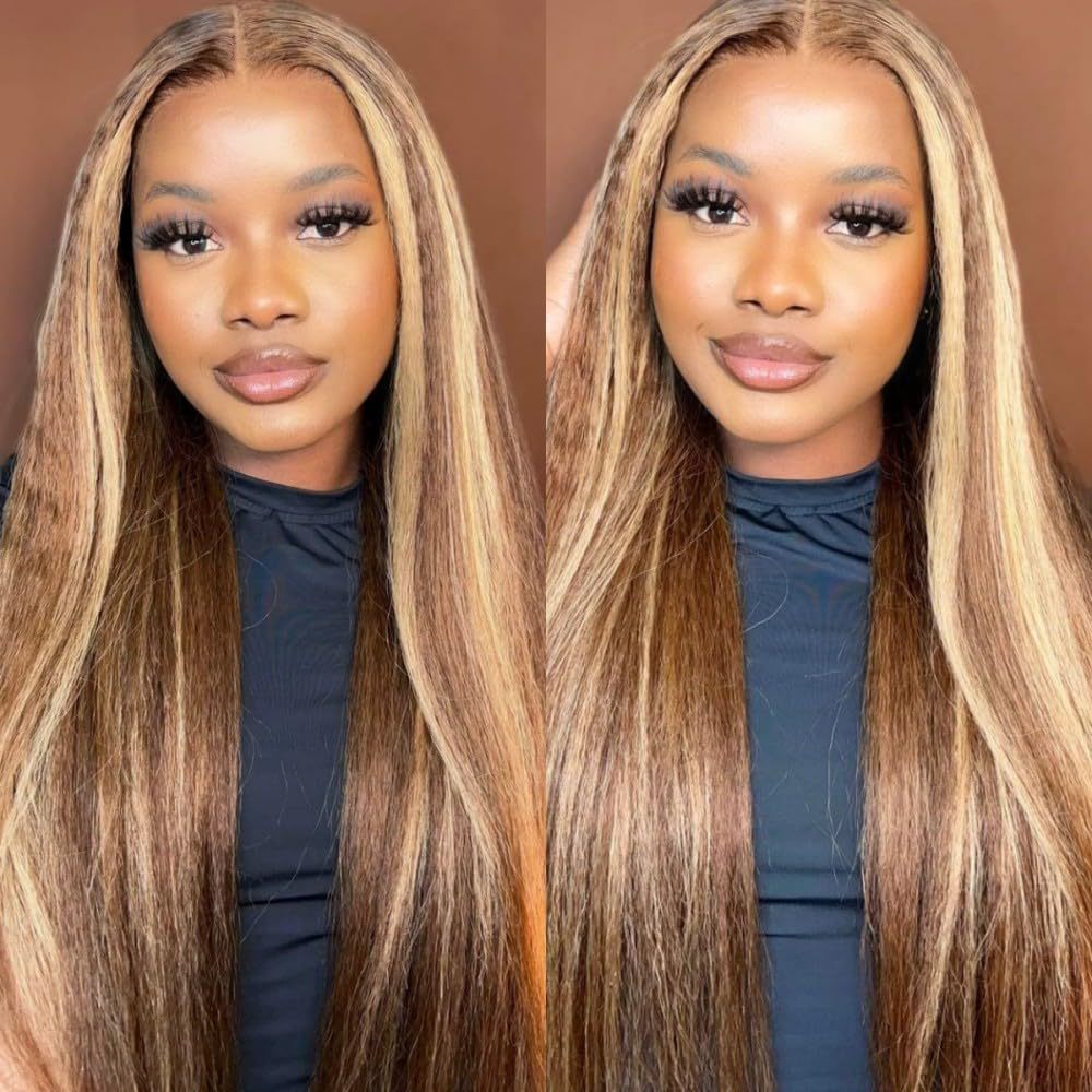 Aisom 613 Ombre Deep Blue Lace Front Wig Stunning and Versatile (Yaki 4/27#)