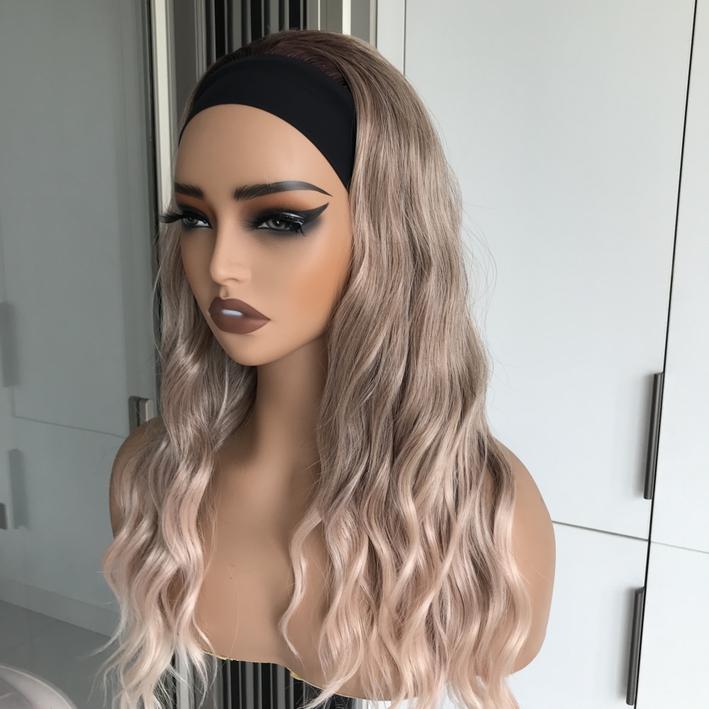 Maya by AISOM Water Wave Wig for Women Heat Friendly Synthetic Wig 18 Inches Low Density Wear Go Wig