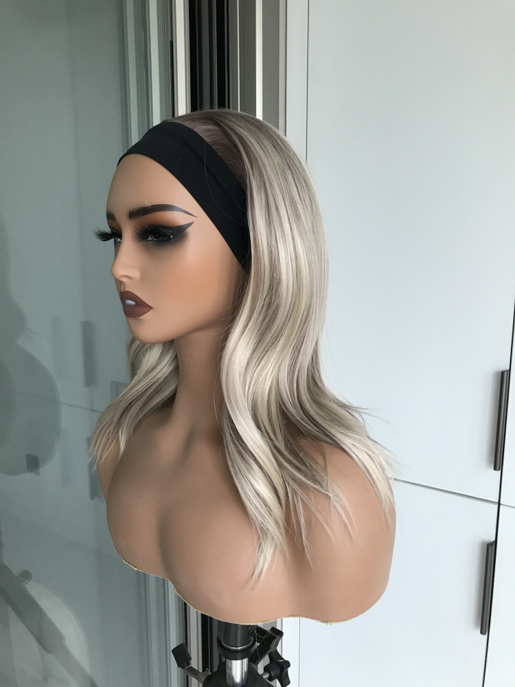 Kenslay by AISOM Soft Wave 16inch Headband Wig Easy to Wear Friendly by Beginner Low Density
