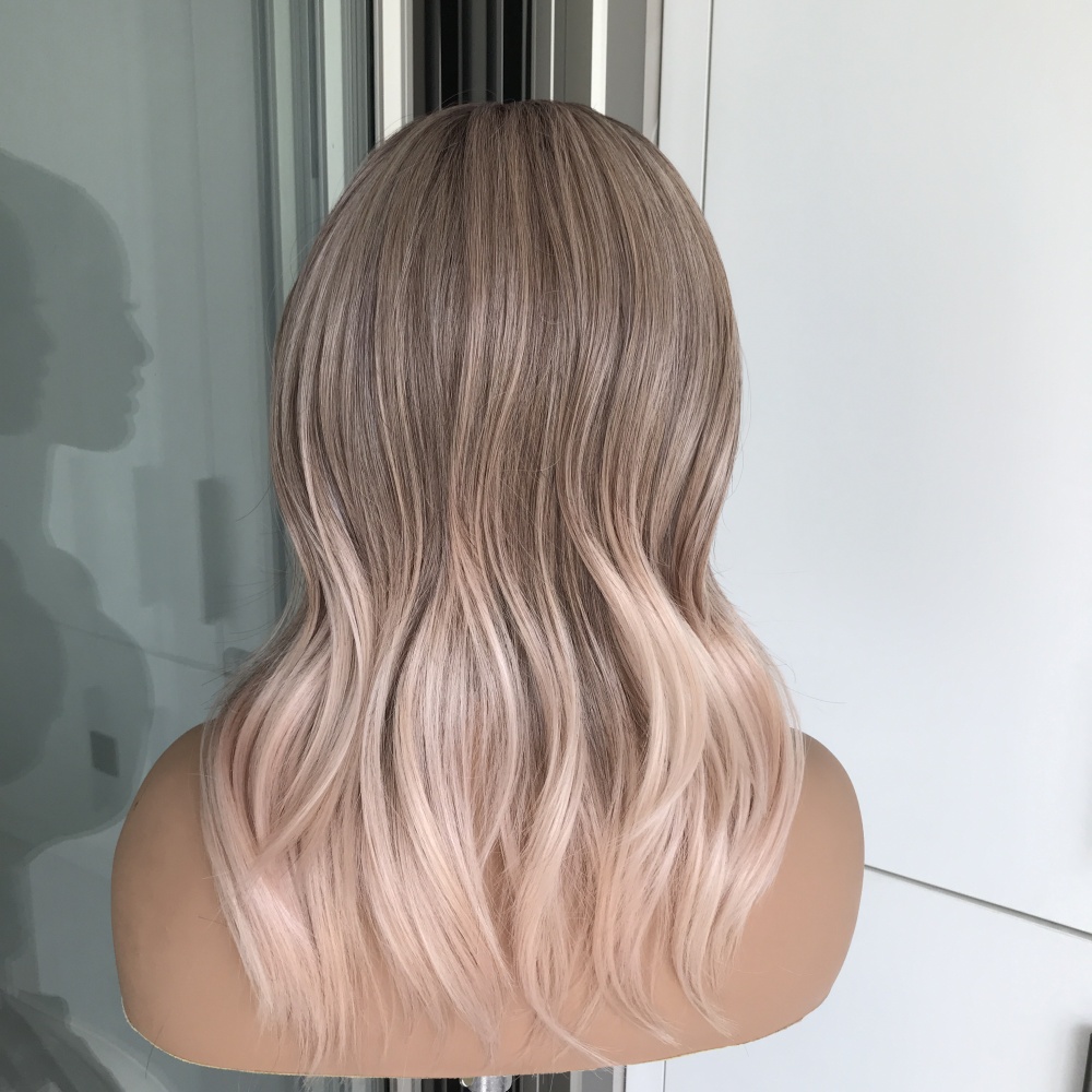AISOM Kenslay by AISOM Apricrown Soft Wave Headband Wig 16 Inches Heat Friendly Synthetic Wig for Women Ready to Wear Premium Synthetic Fiber Pre-plucked Hairline Natural Looking