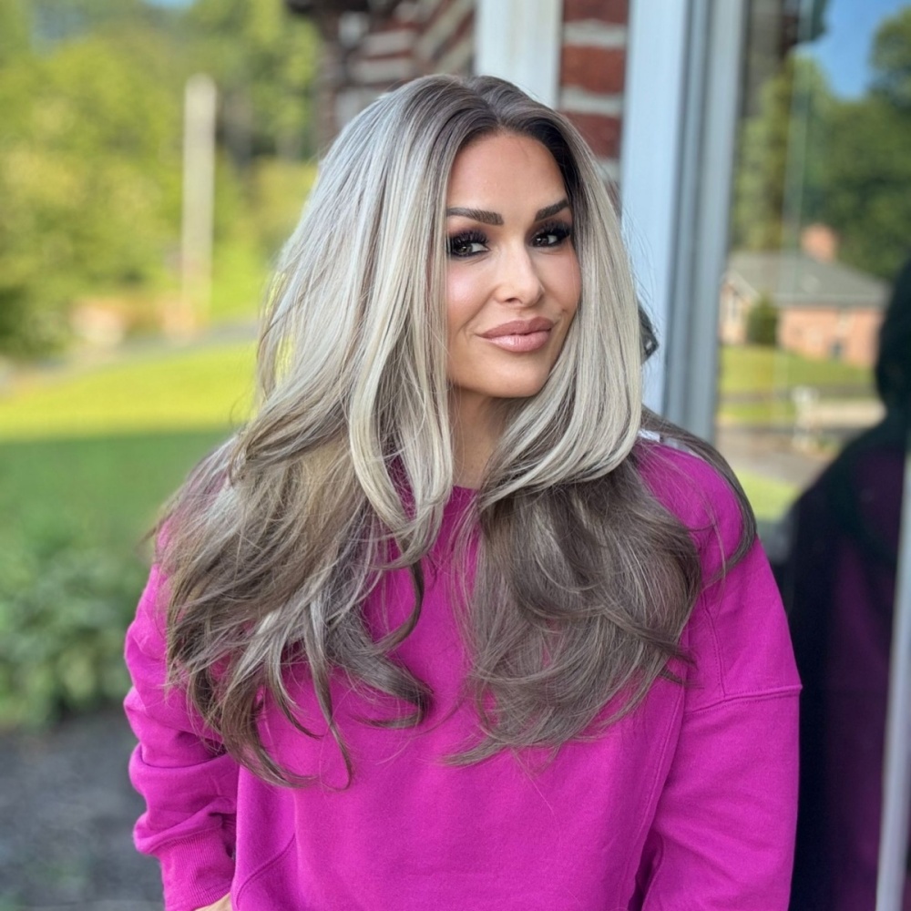 A29 by AISOM Wear to Ready Pre Plucked Pre Cut Glueless Wig Highlight Blonde Brown Layered Straight Women's Wig Heat Friendly Daily Use
