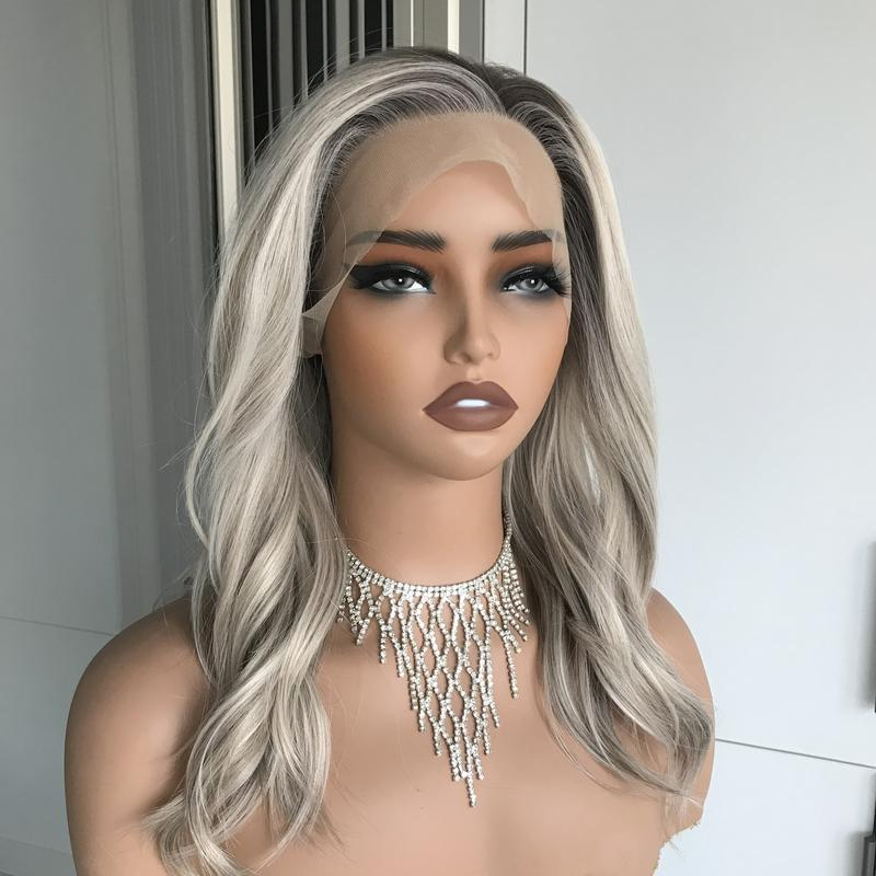 AISOM Sena Mix Ash Blonde Free Part Wave
