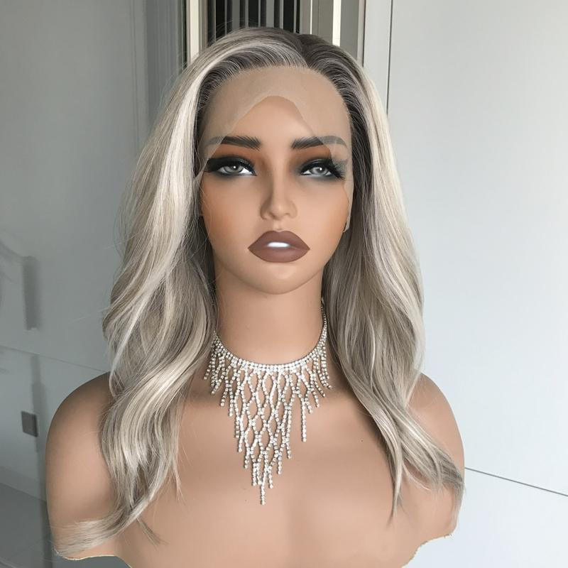 AISOM Sena Mix Ash Blonde Free Part Wave