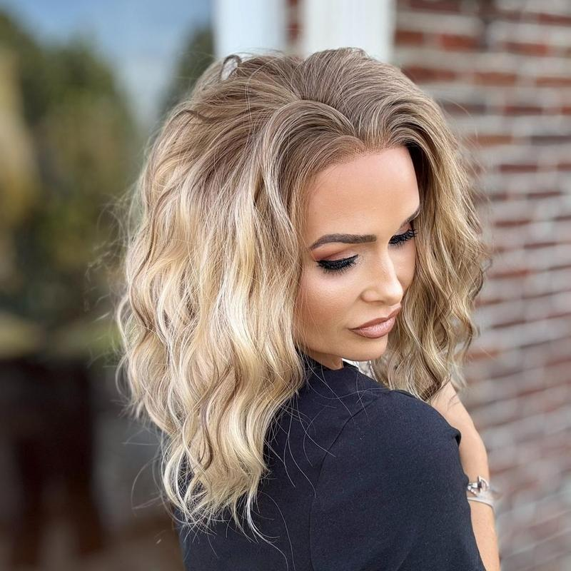 AISOM Chloe Warm Blonde Short Water Wave（Standard）