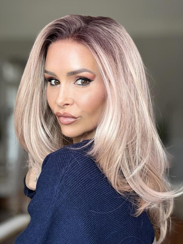 AISOM Jenna Layered Straight Apricrown Color