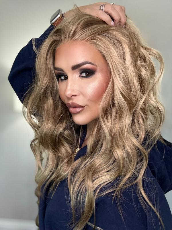 AISOM Sierra Champagne Blonde  Beach Wave