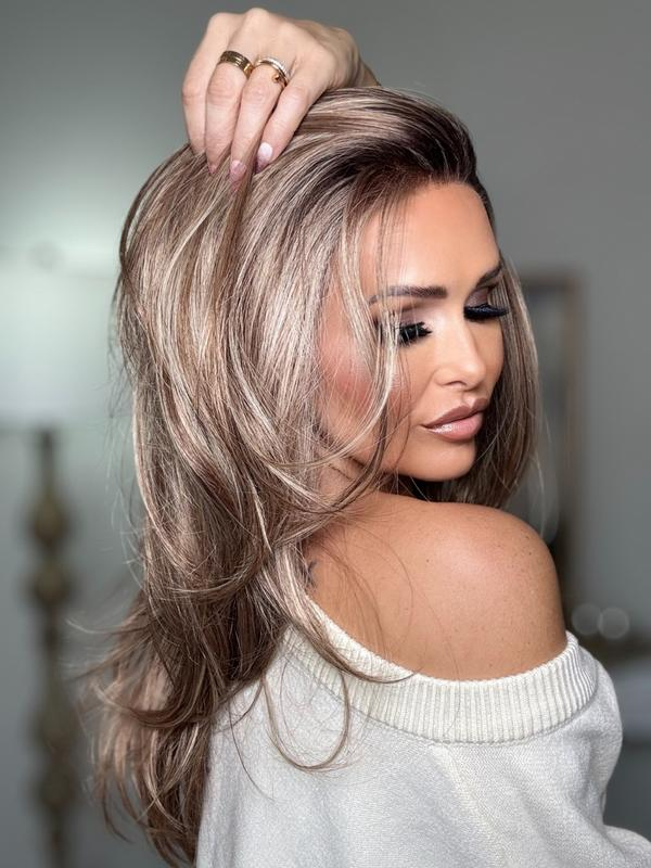 AISOM Jenna Brown Sugar Layered Straight