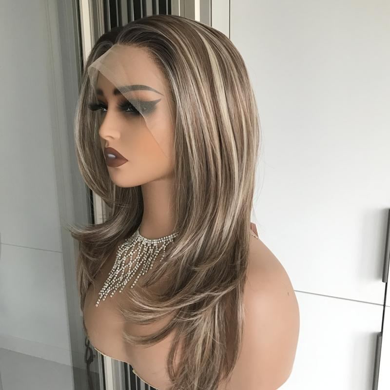 AISOM Jenna Brown Sugar Layered Straight