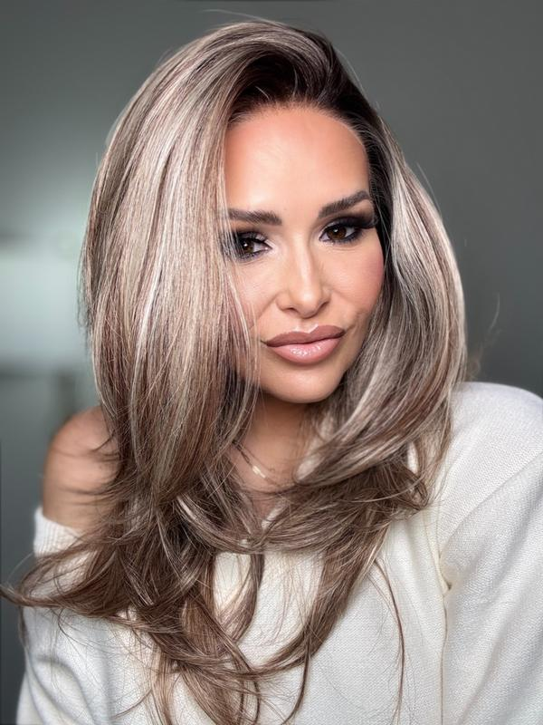 AISOM Jenna Brown Sugar Layered Straight
