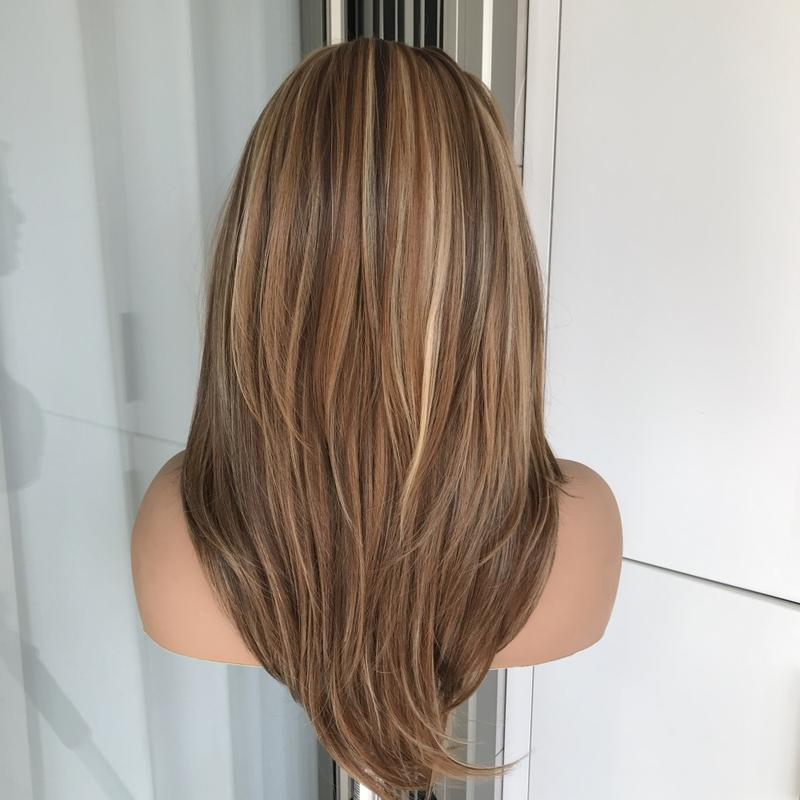 AISOM Jenna Layered Straight Maple Toffee