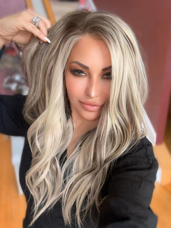 AISOM Greta Ash Blonde Mix Brown Loose Wave