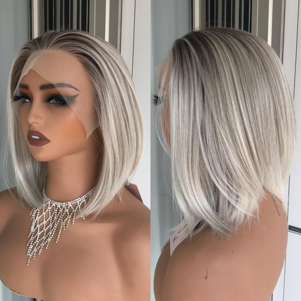 AISOM Caris Icy Sliver Short Bob