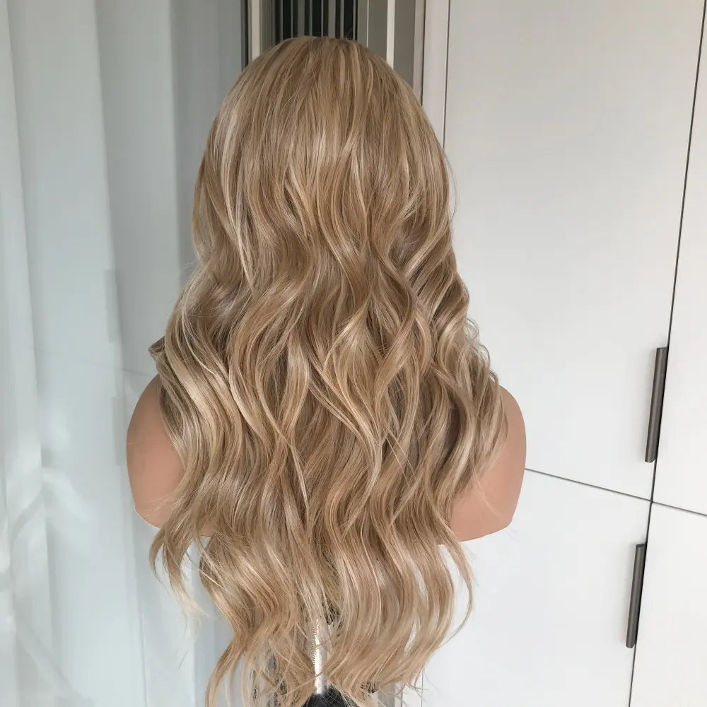 AISOM Jemma Honey Blonde with Brown Roots Long Body Wave