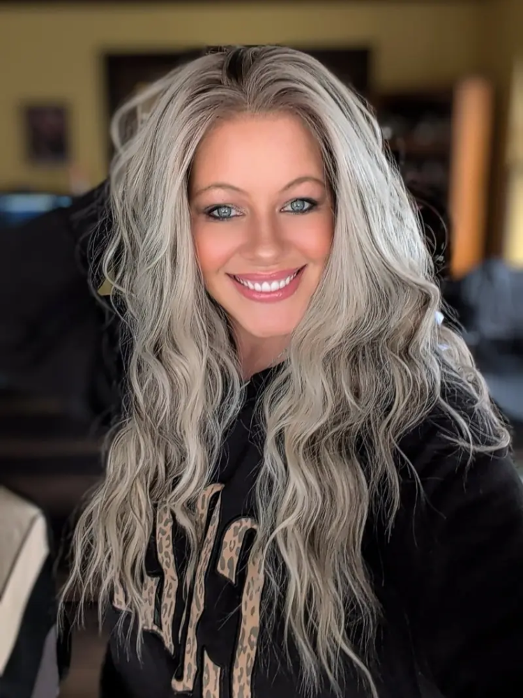 A35 by AISOM Ash Blonde Highlight Curly 13x4 Free Part Lace Front Wig 20" Pre Plucked Hairline HD Lace Heat Friendly Low Density Daily Use