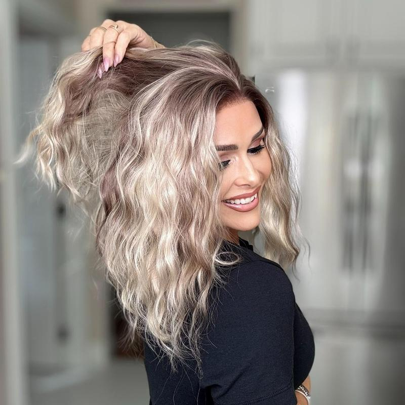 AISOM Chloe-Cool Blonde Short Water Wave（Standard）