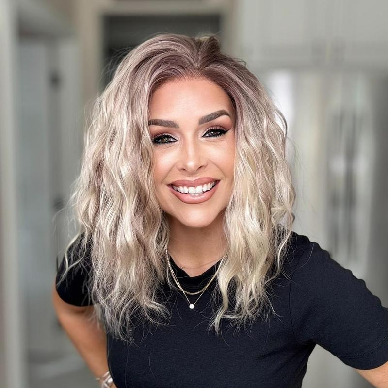 AISOM Chloe-Cool Blonde Short Water Wave（Standard）
