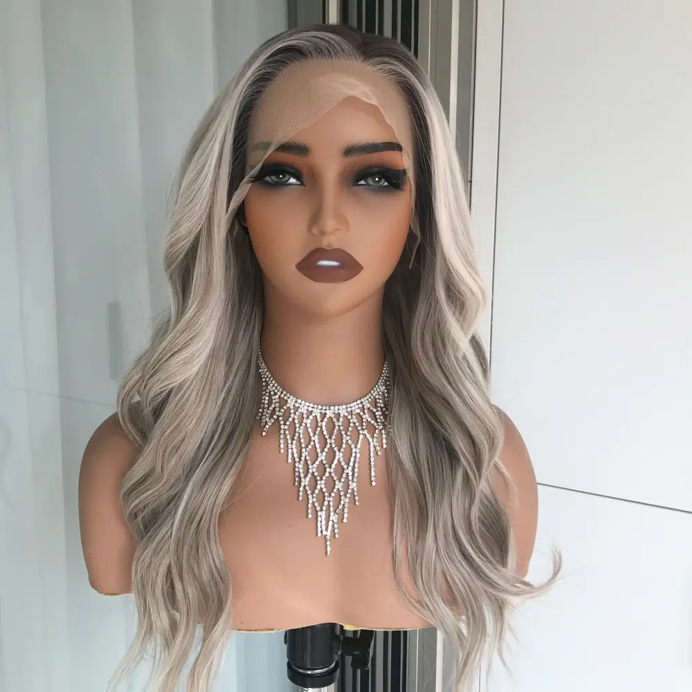 AISOM Shara Ash Beige Blonde Loose Water Wave